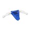 Gripps in.DANGER DROP ZONEin. Bunting Safety Flags on Rope, Blue HS-E02002 - alternate 2